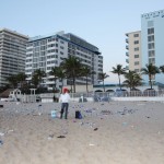 Beach Debris Removed By SOS Ocean Clean Up Volunteers