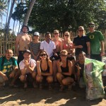 Beach cleanup in Dauin, Philippines.