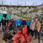 Total debris collected over two days